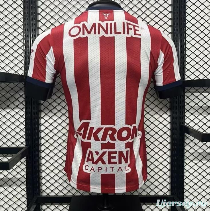 Player Version 24/25 Chivas Guadalajara Home Jersey