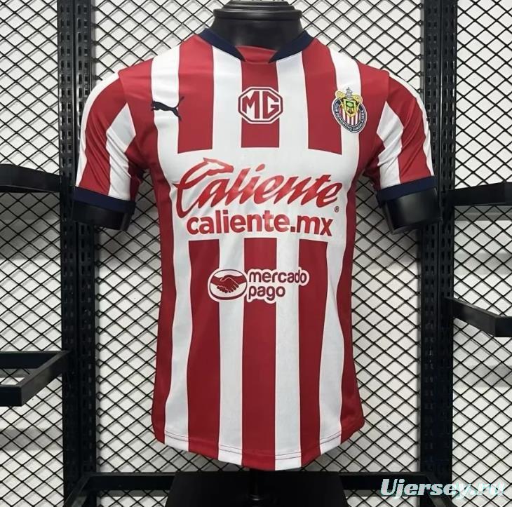 Player Version 24/25 Chivas Guadalajara Home Jersey