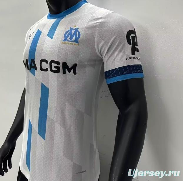 Player Version 24/25 Olympique Marseille X Team BDS Puma Esports White Jersey