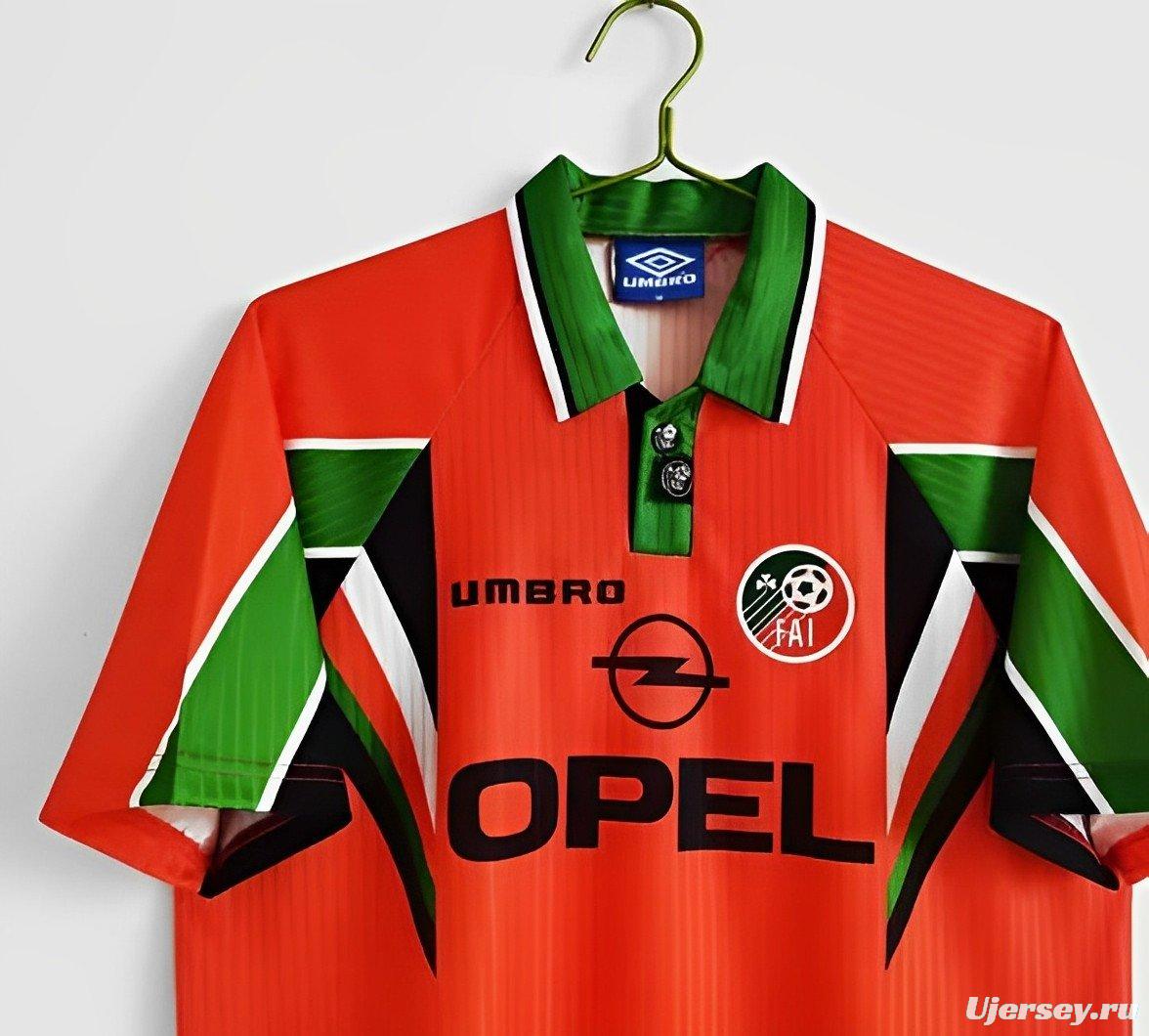 Retro 1997 Ireland Away Orange Jersey