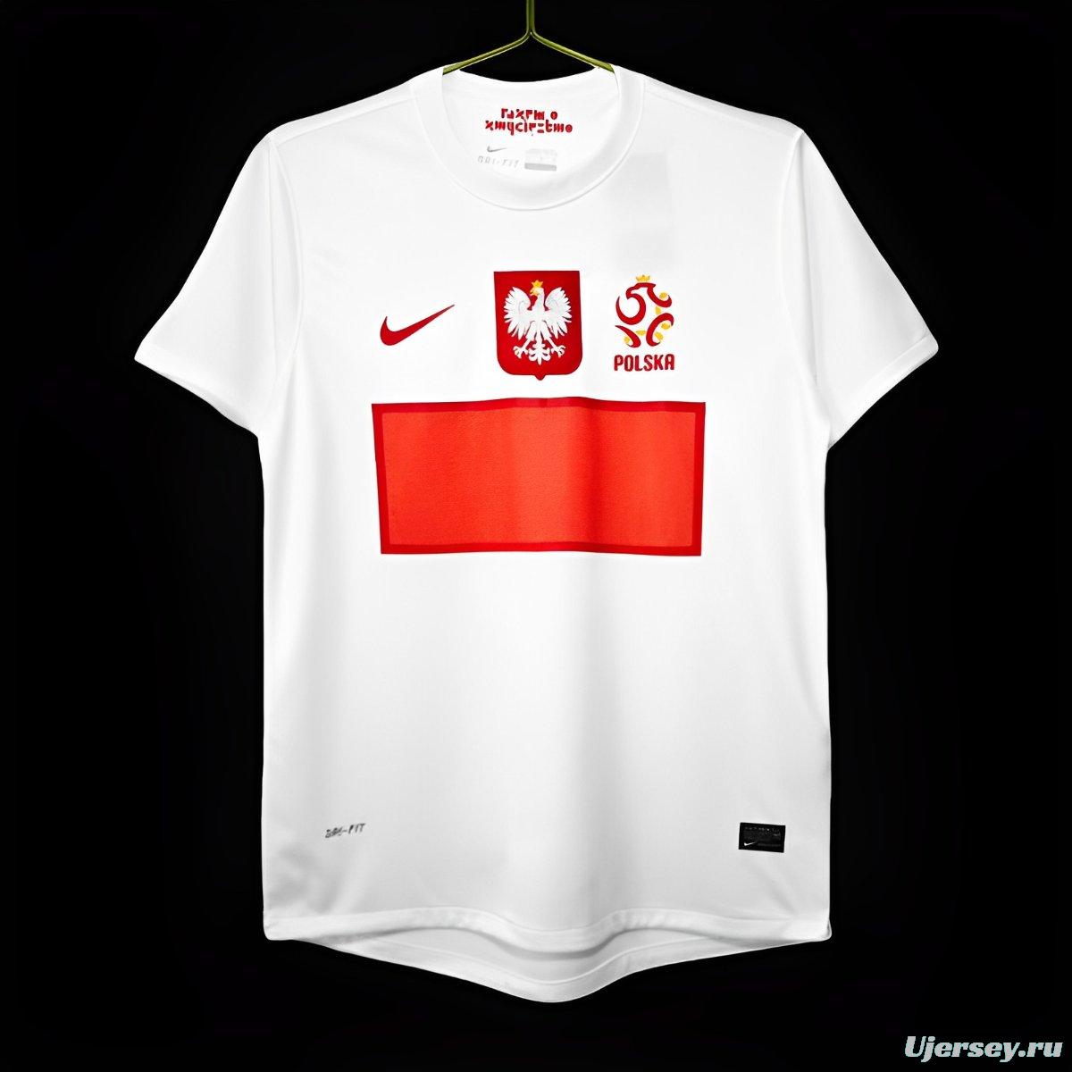 Retro 2012 Poland Home Jersey