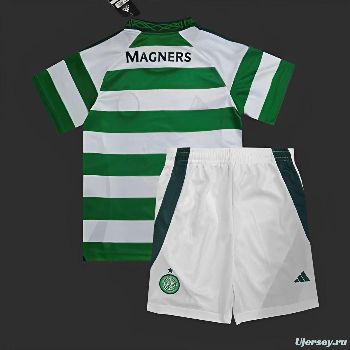 24/25 Kids Celtic Home Jersey