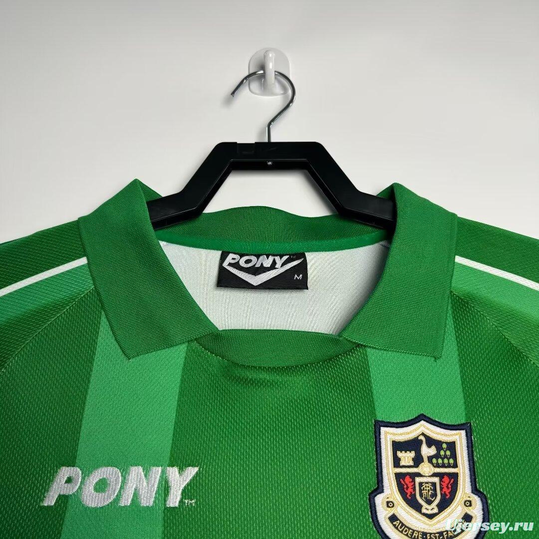 Retro 97/99 Tottenham Hotspur Green Goalkeeper Jersey