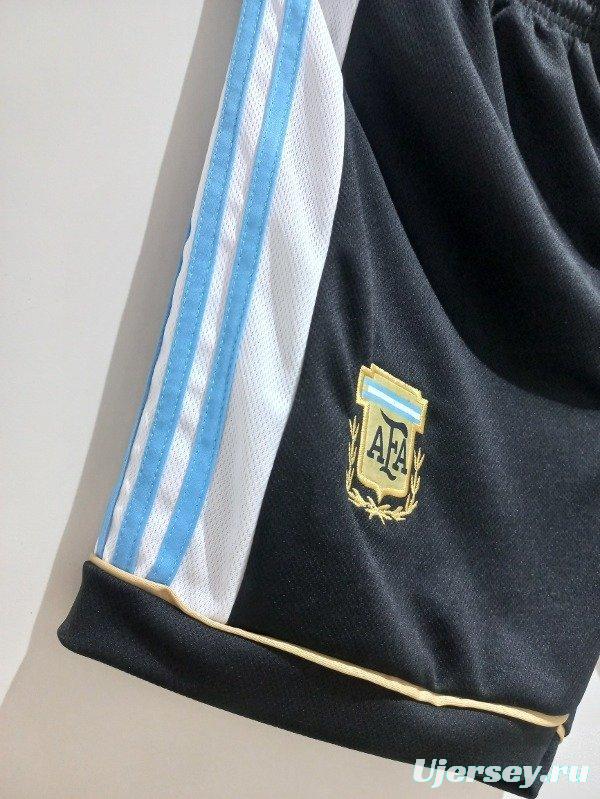 Retro 1998 Argentina Home Shorts