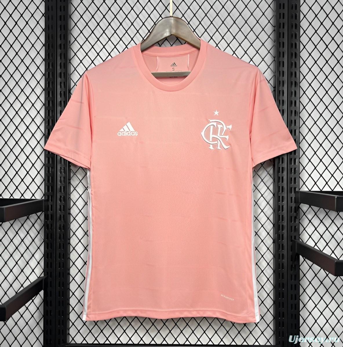 Retro 21/22 Flamengo Pink October Rosa Jersey