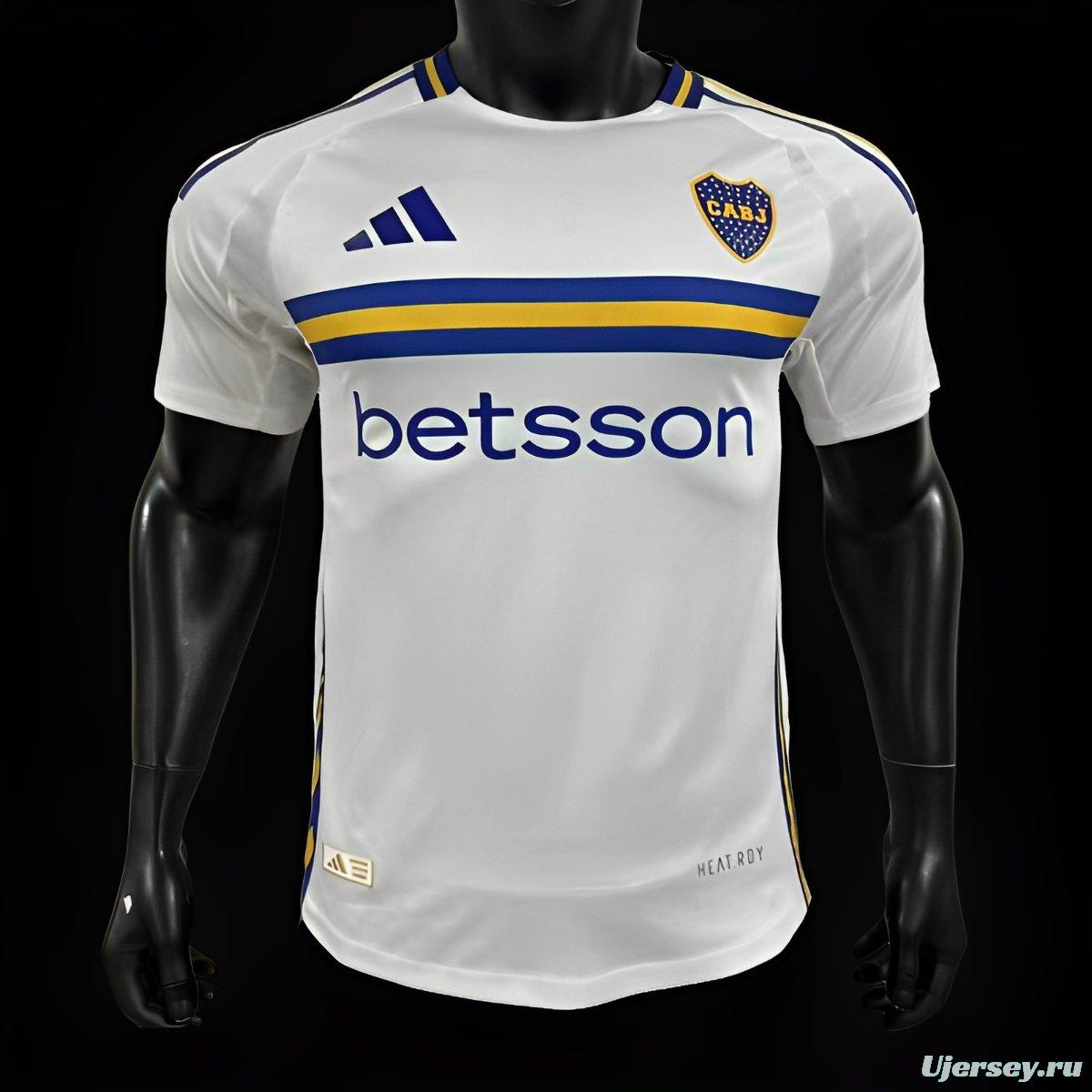 Player Version 24/25 Boca Juniors Away White Jersey