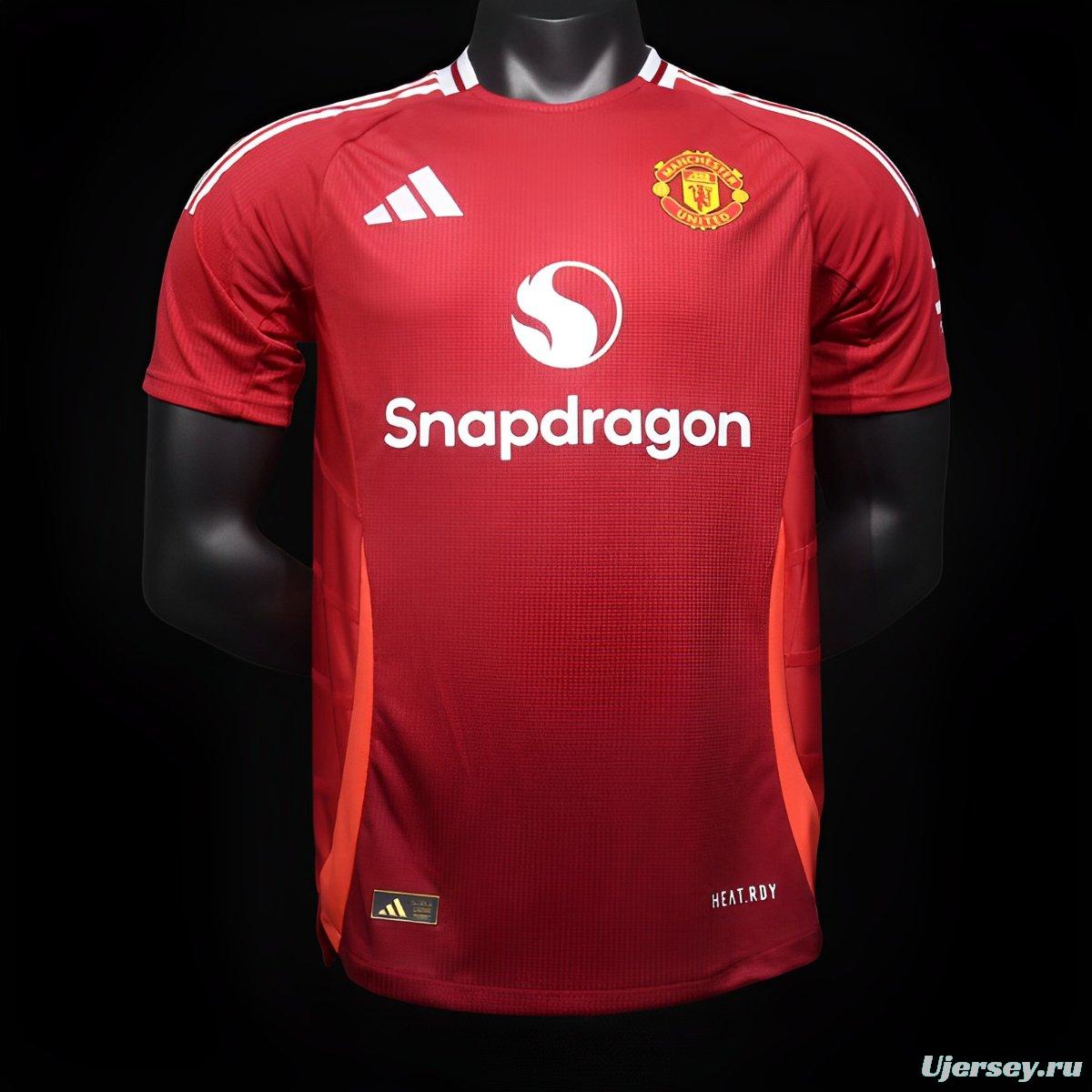 Player Version 24/25 Manchester United Home Jersey