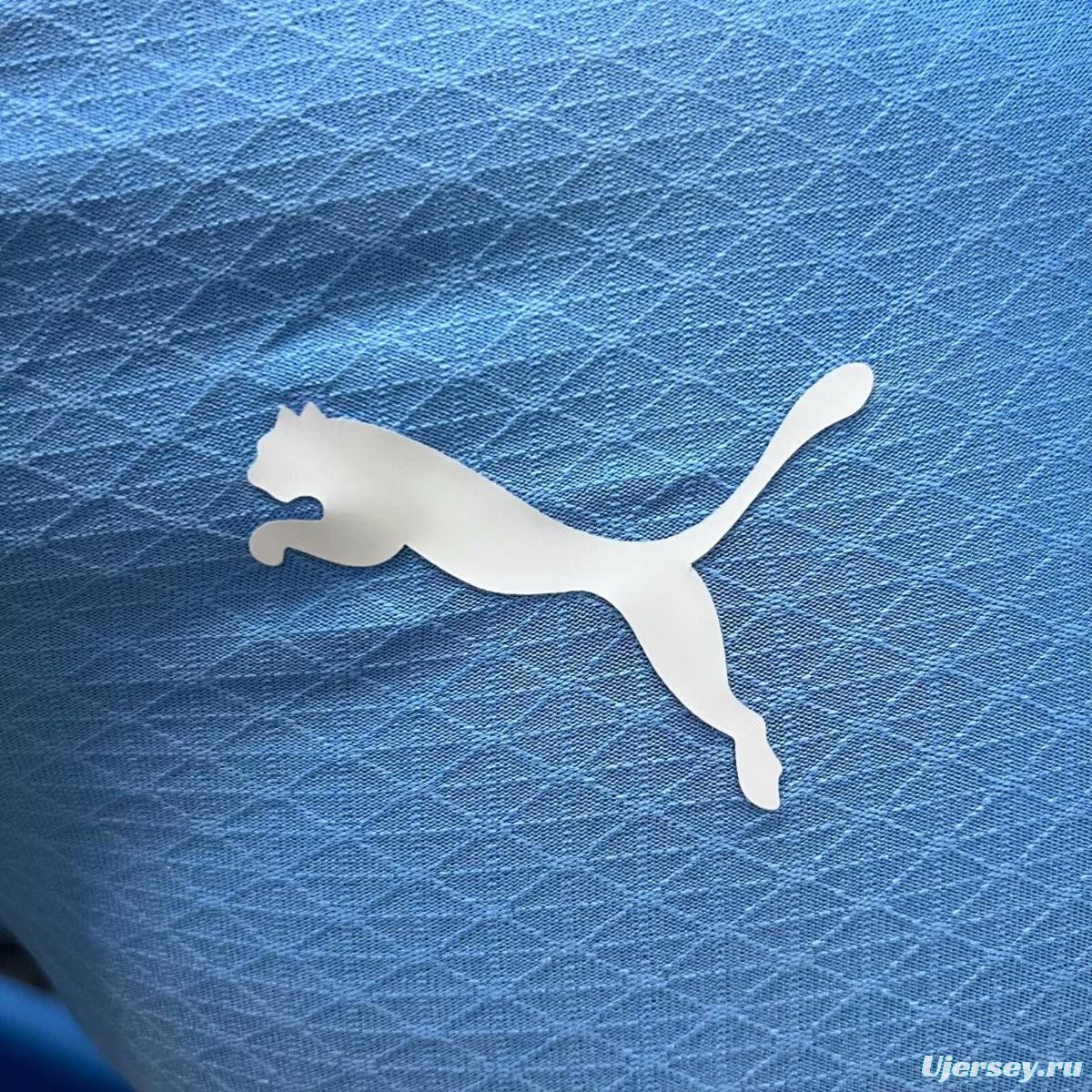 Player Version 24/25 Manchester City Home Long Sleeve Jersey