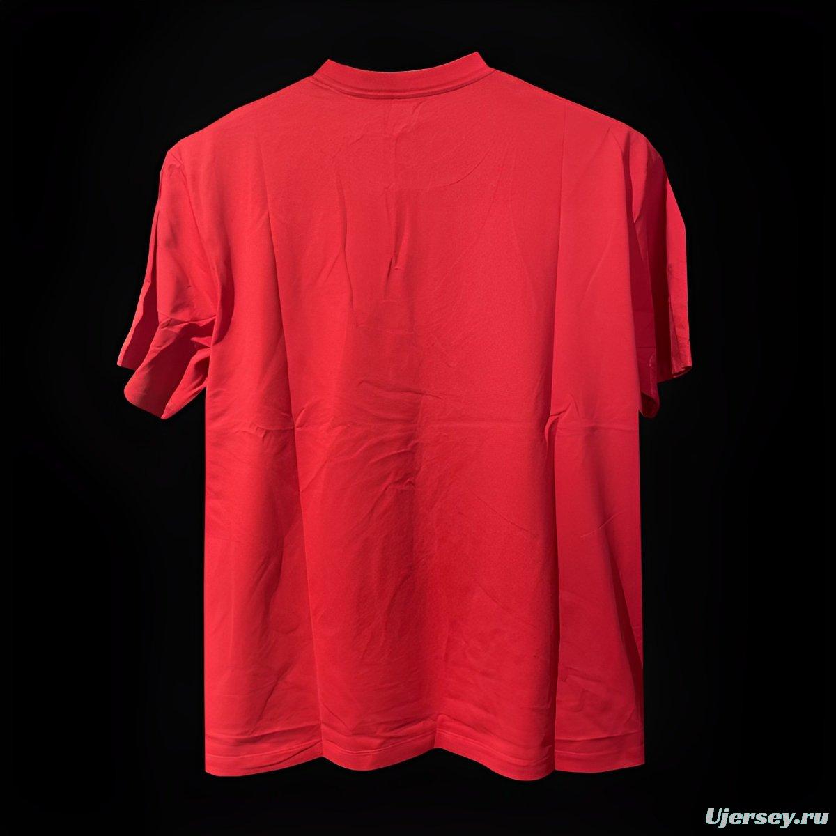 2024 Spain Red EURO Red T-Shirts