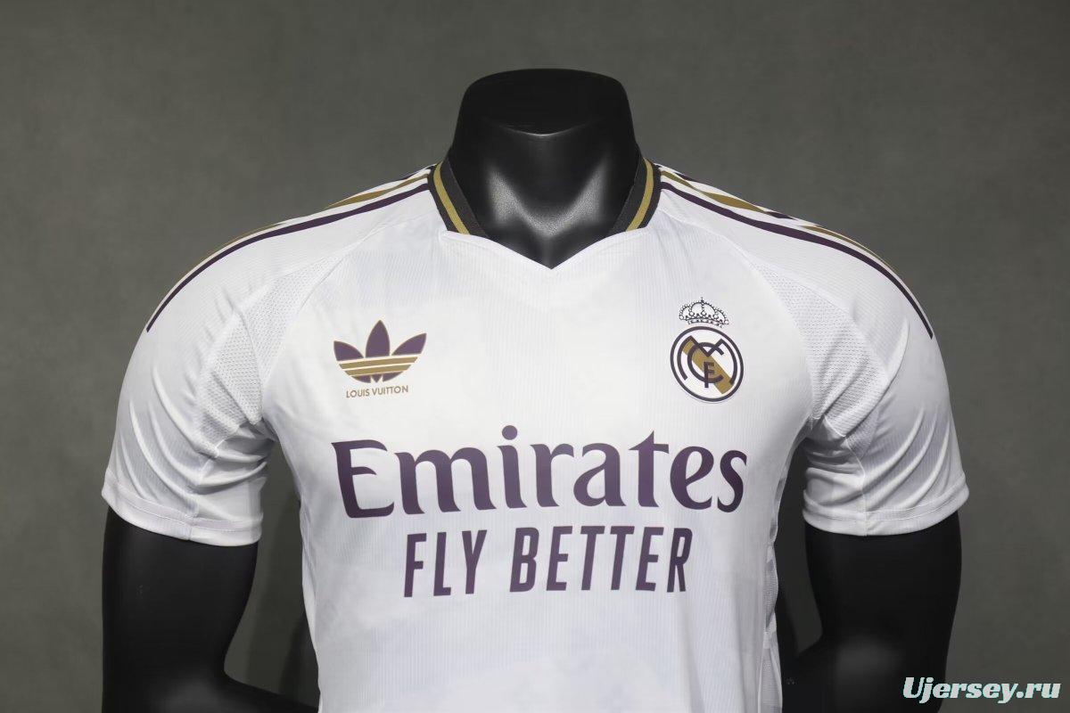 Player Version 24/25 Real Madrid x LV White Special Jersey