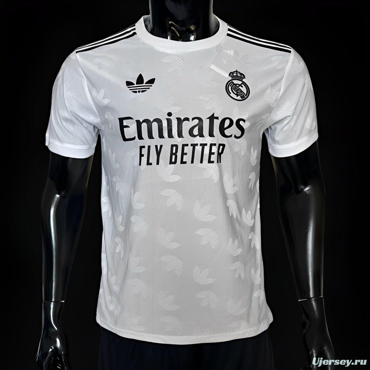 Player Version 24/25 Real Madrid x Adidas Original White Jersey