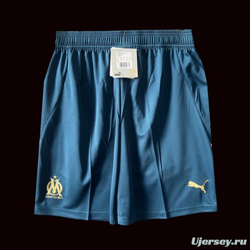 24/25 Olympique Marseille Away Blue Shorts