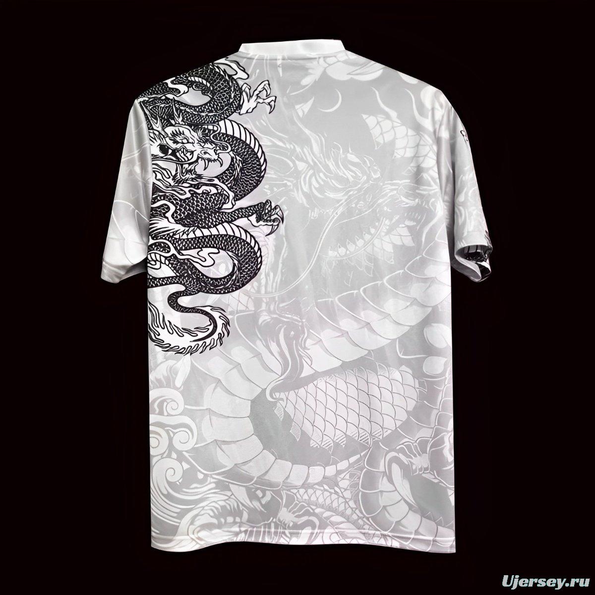 24/25 Real Madrid Black/White Dragon Special Jersey
