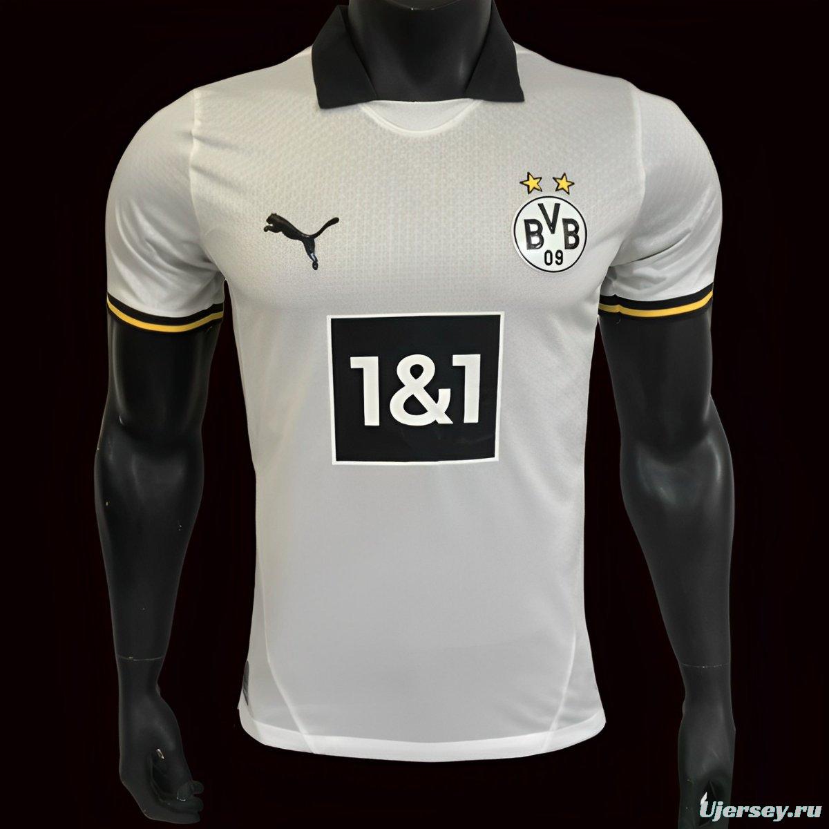 Player Version Borussia Dortmund Third White Jersey