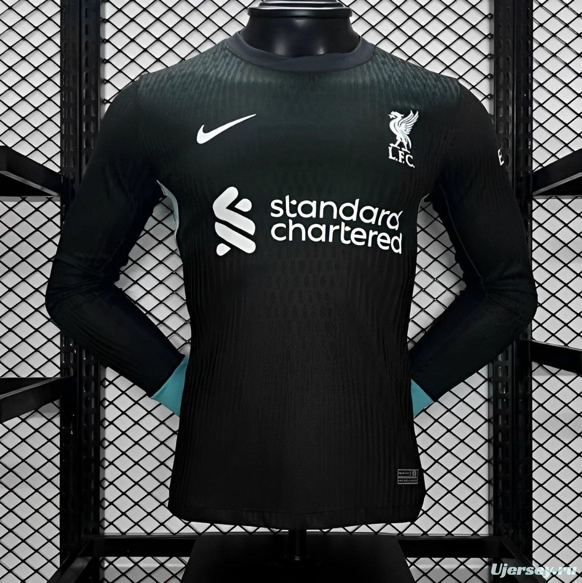 Player Version 24/25 Liverpool Away Long Sleeve Jersey