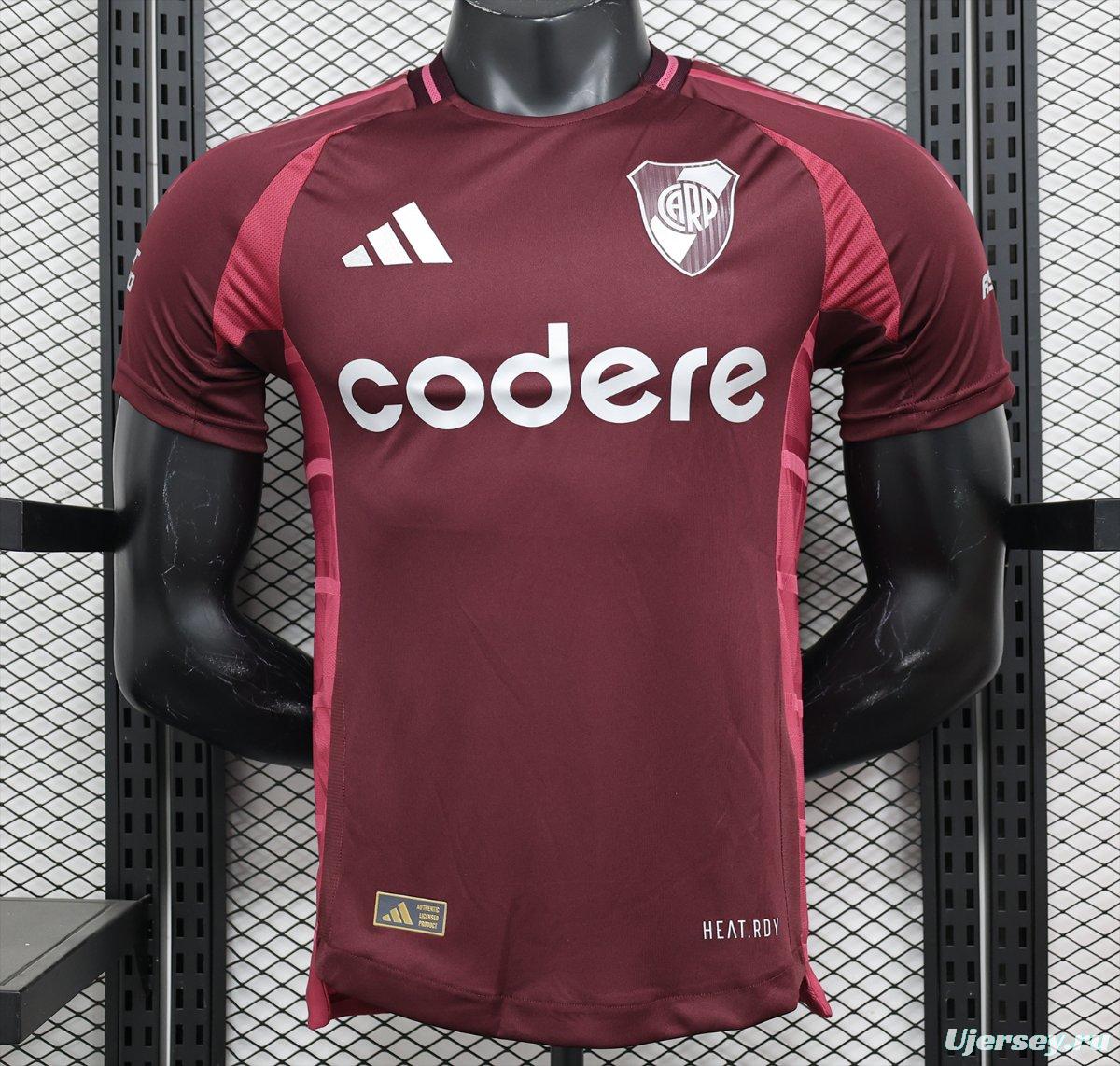 Player Version 24/25 River Plate Away Wine Jersey