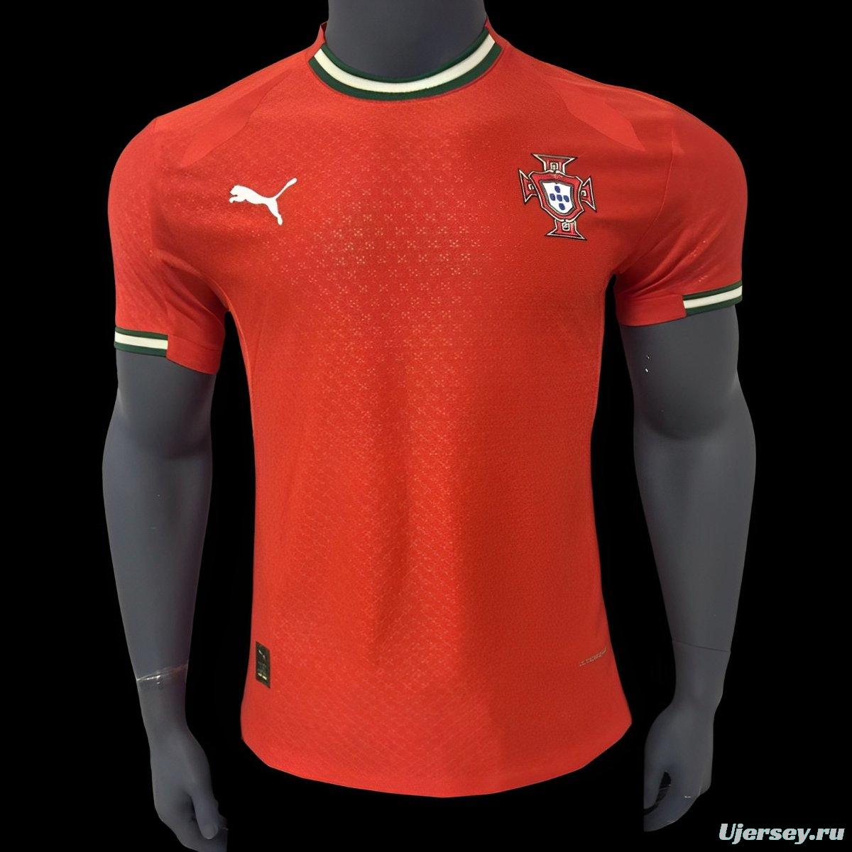 Player Version 2024 Portugal Home Jersey