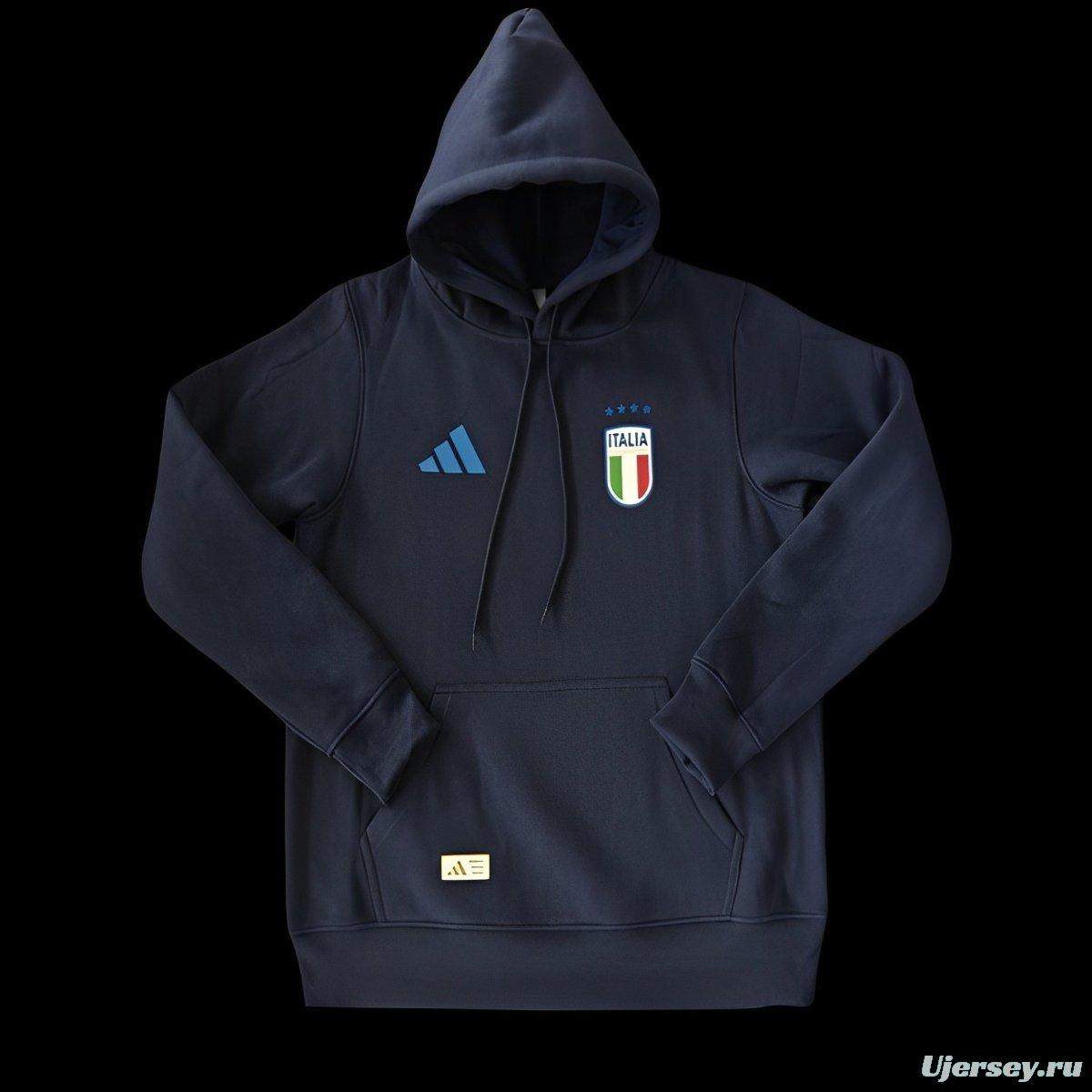 2024 Italy Navy/Red/Black/Beige/Grey Hoodie WIth Black Badge