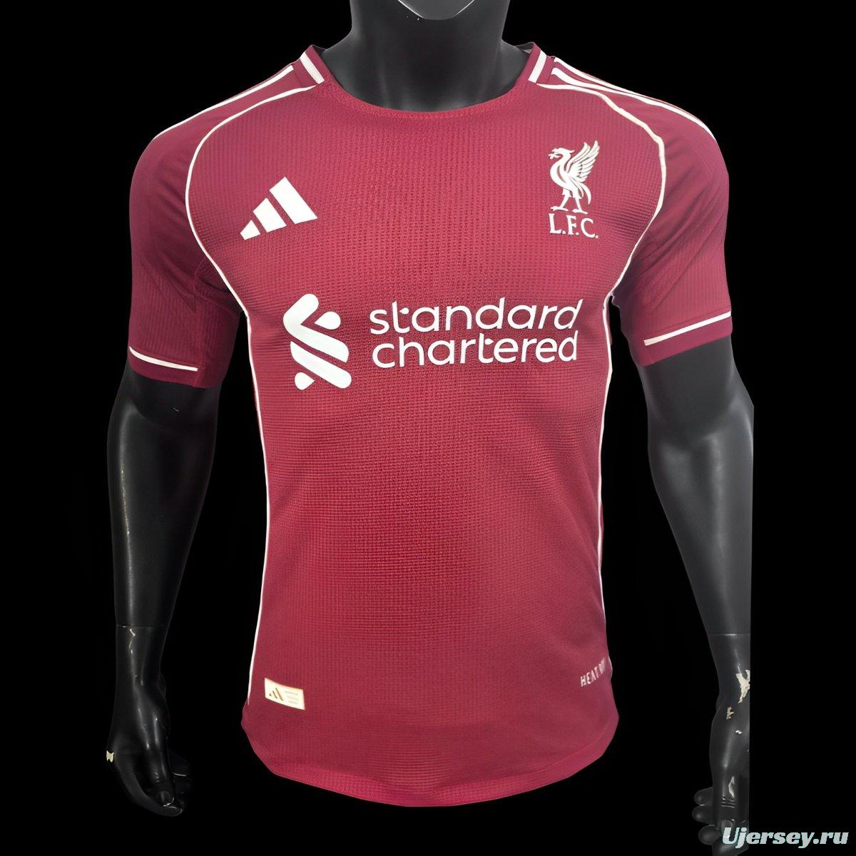 Player Version 25/26 Liverpool Home Jersey