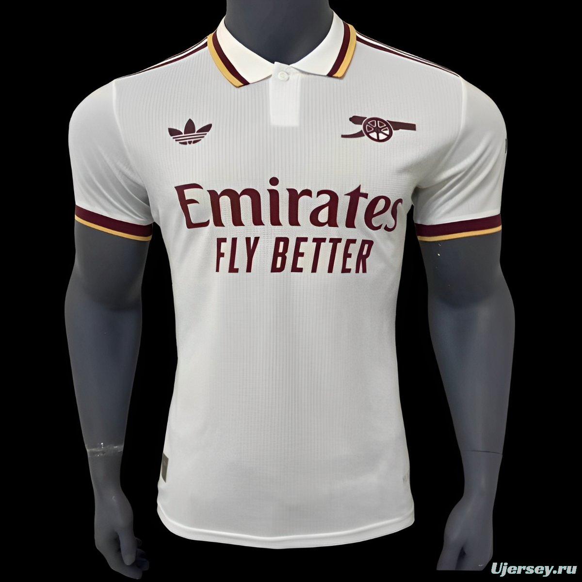 Player Version 25/26 Arsenal Away White Jersey