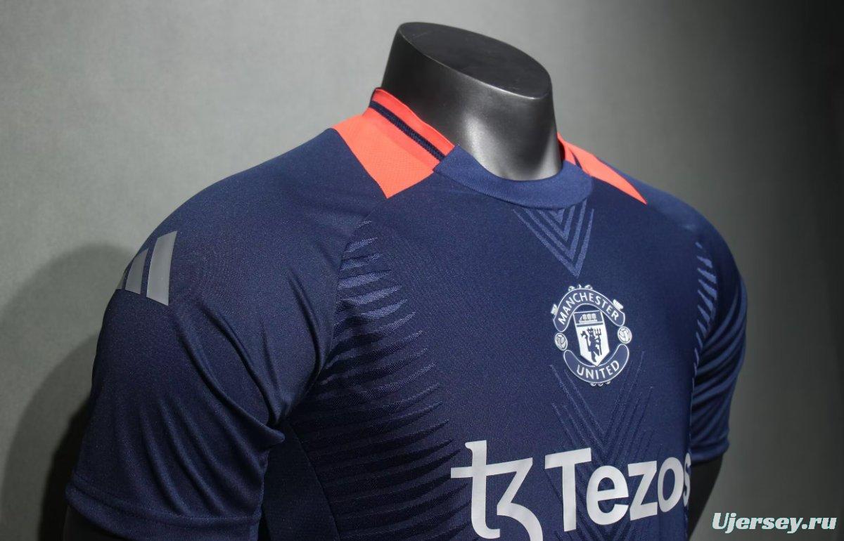 Player Version 24/25 Manchester United Navy Pre-Match Jersey