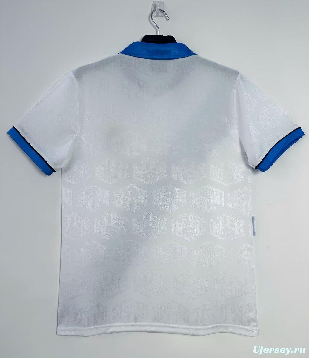 Retro 94/95 Inter Milan Away White Jersey