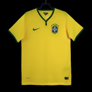 Retro 2014 Brazil Home Jersey