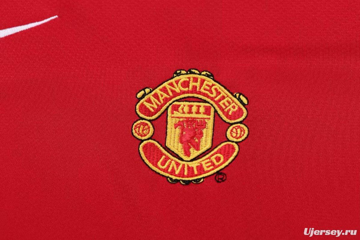 Retro Kids 04/06 Manchester United Home Jersey