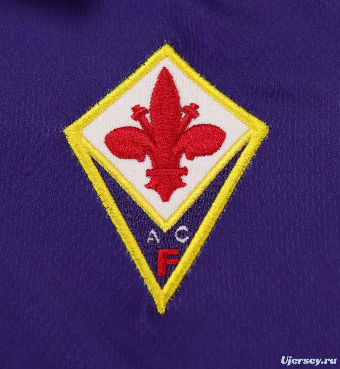 Retro Kids 99/00 Fiorentina Home Soccer Jersey