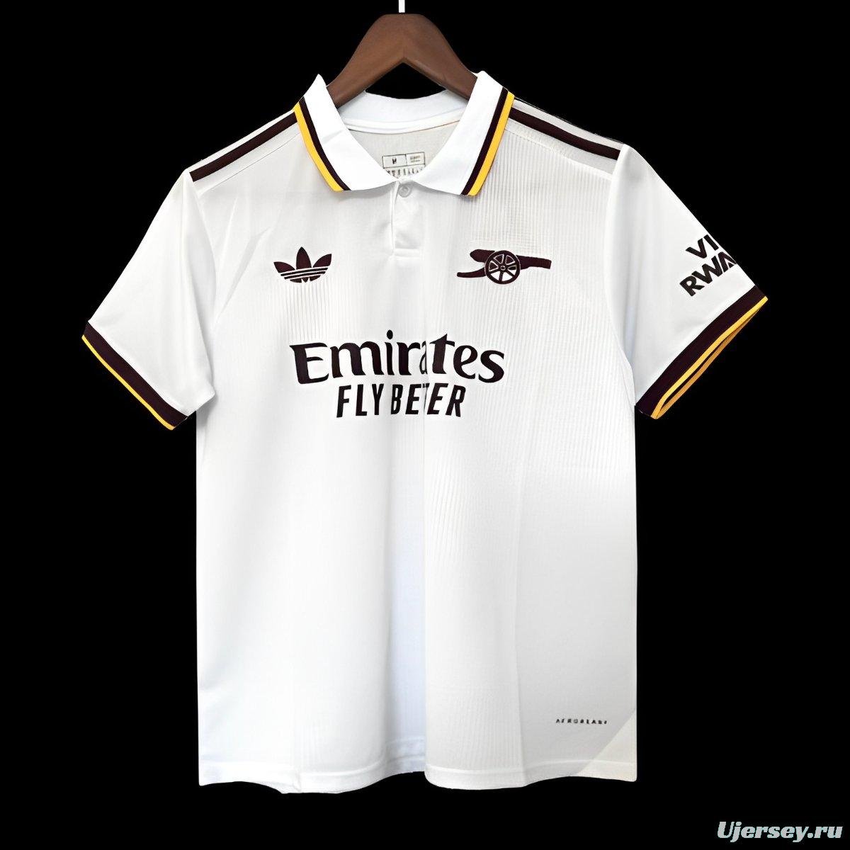 25/26 Arsenal Away White Jersey