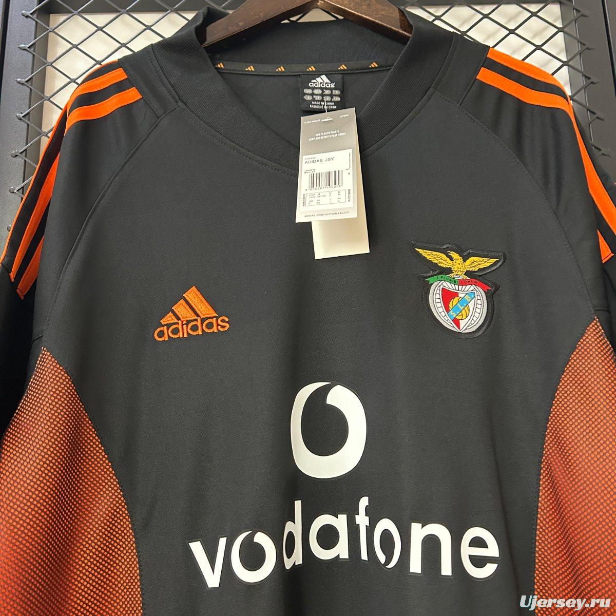 Retro 02/03 Benfica Away Black Jersey