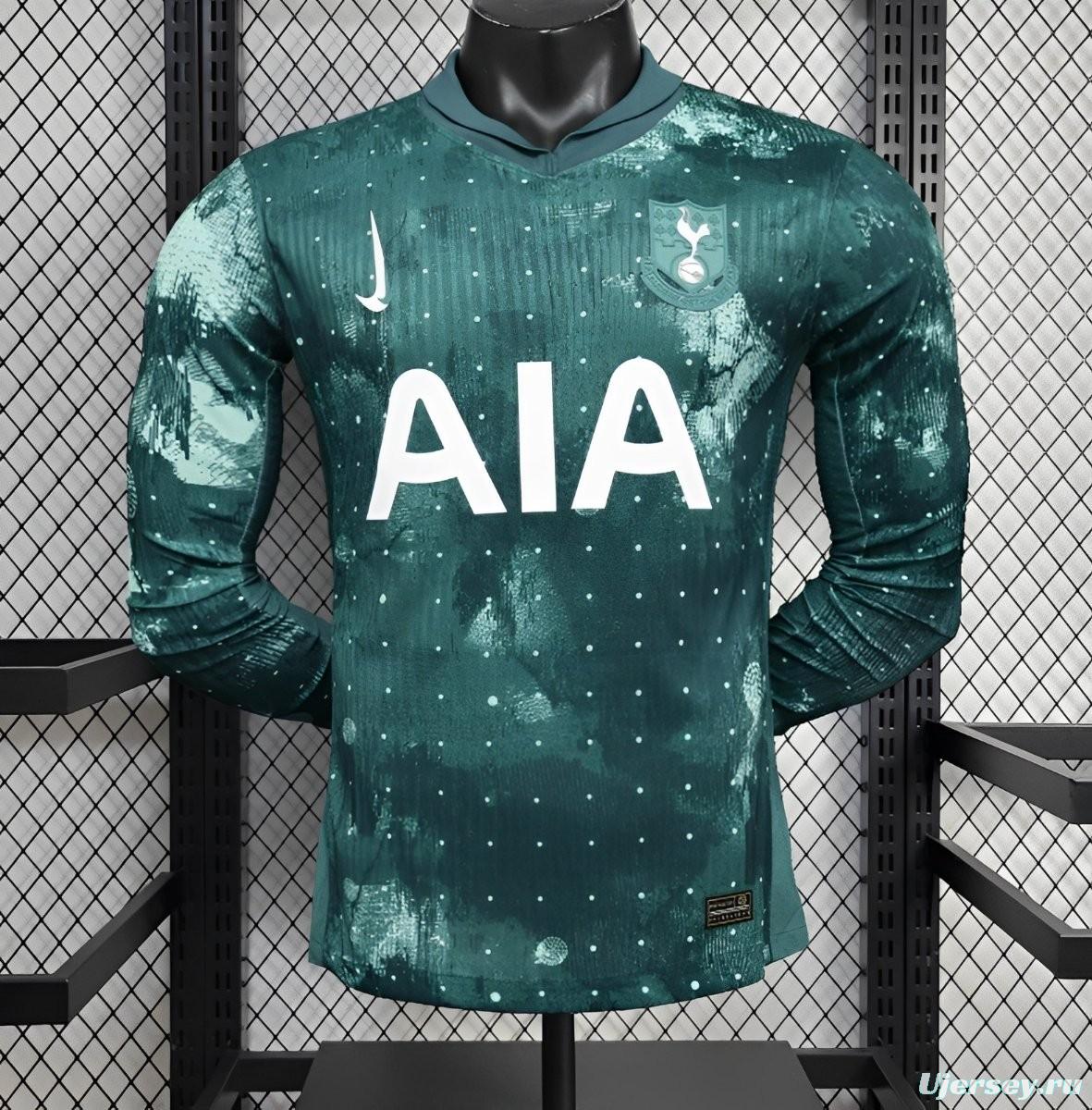 24/25 Player Version Tottenham Hotspur Third Long Sleeve Jersey