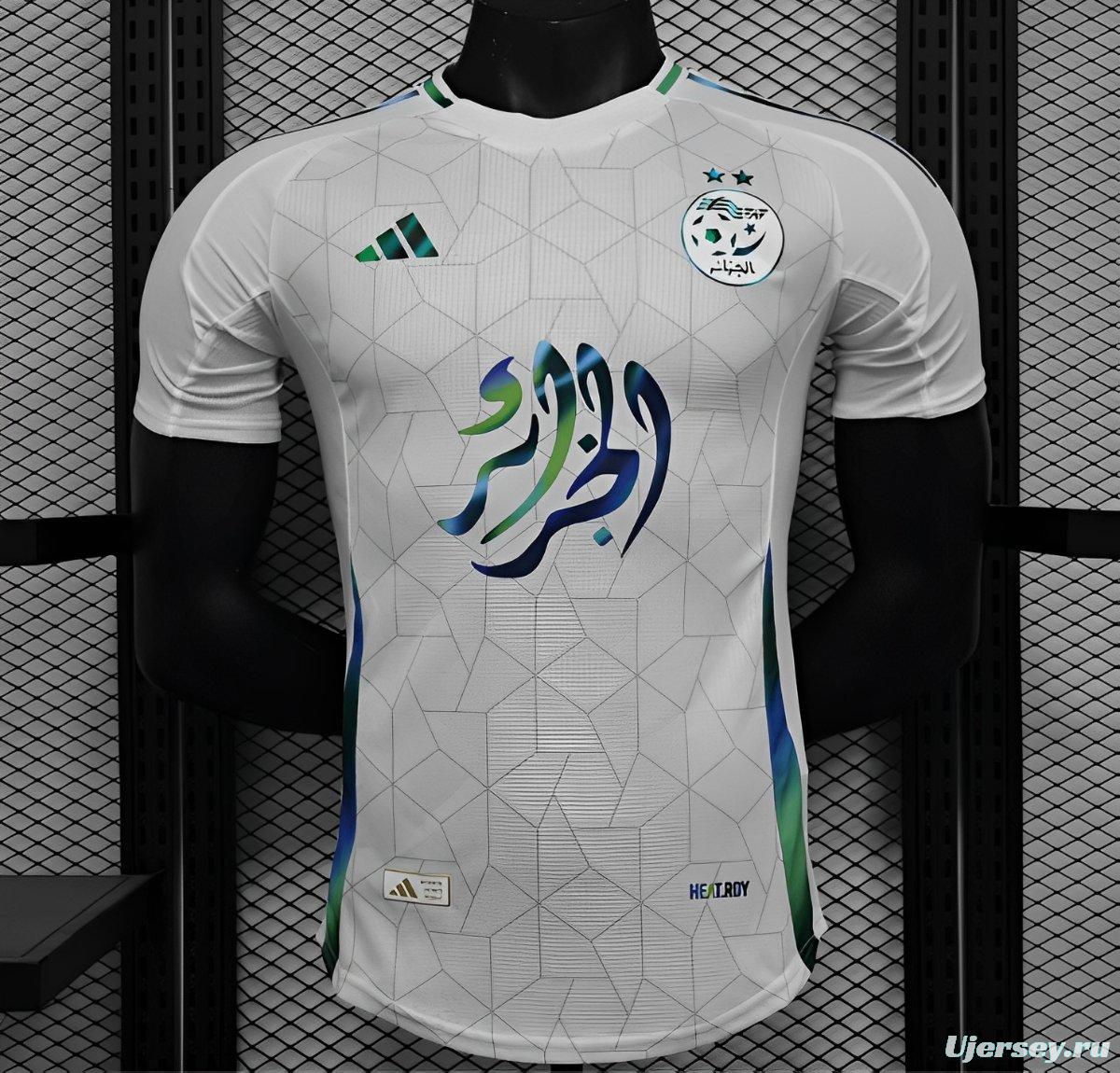 2024 Player Version Algeria National WHITE Special Jersey