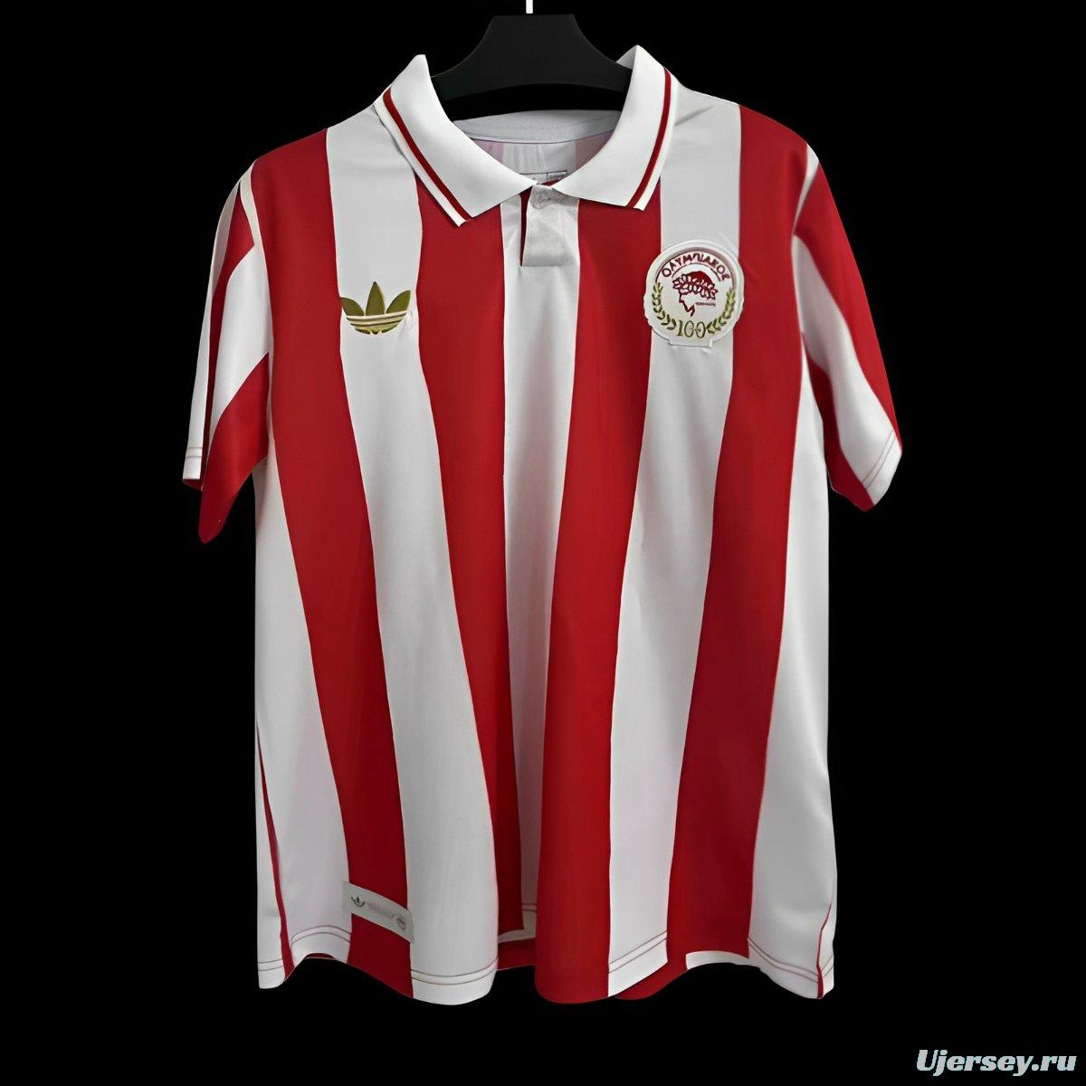 24/25 Olympiacos 100Th  Anniversary Home Jersey