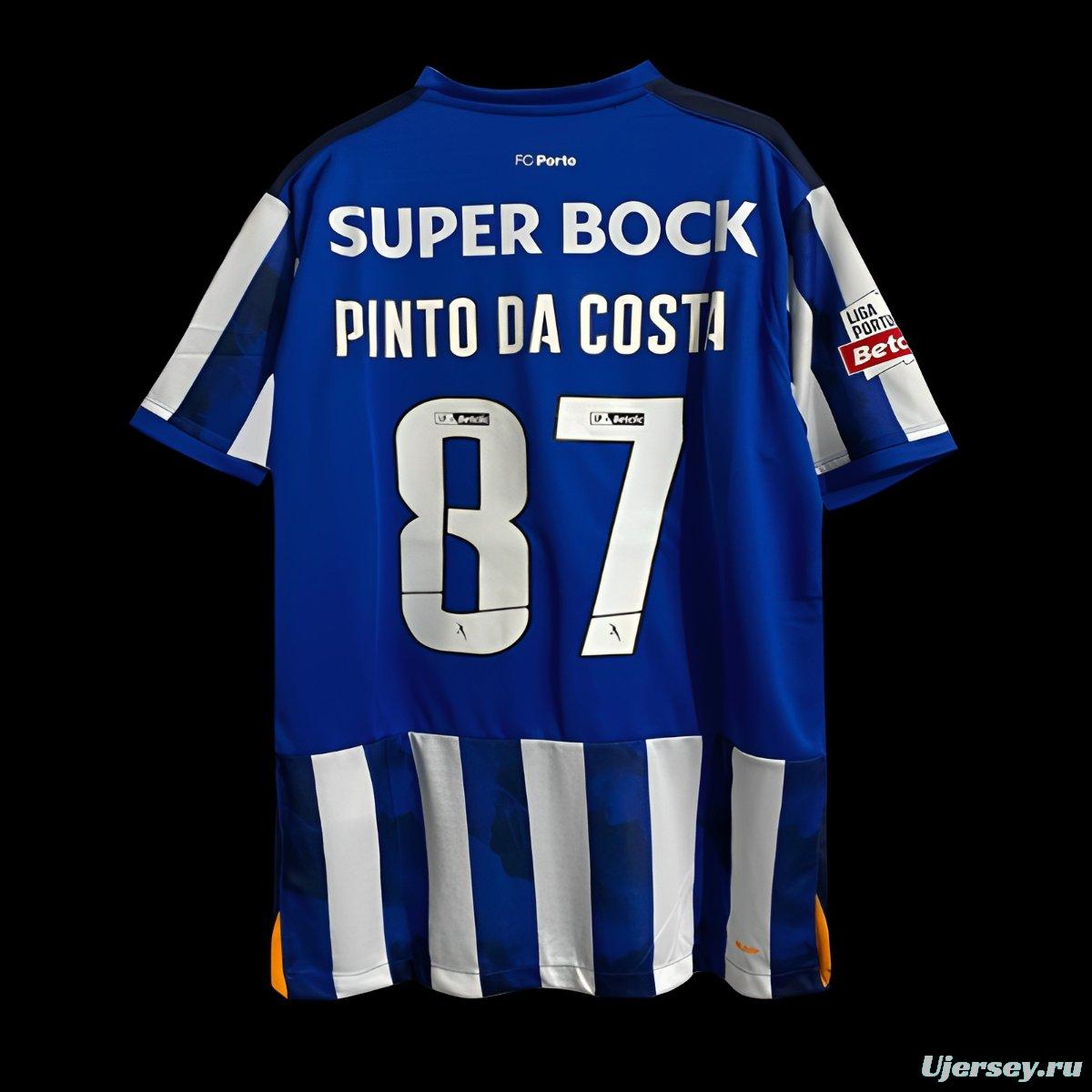 24/25 Porto Home Jorge Nuno Pinto da Costa Special Jersey