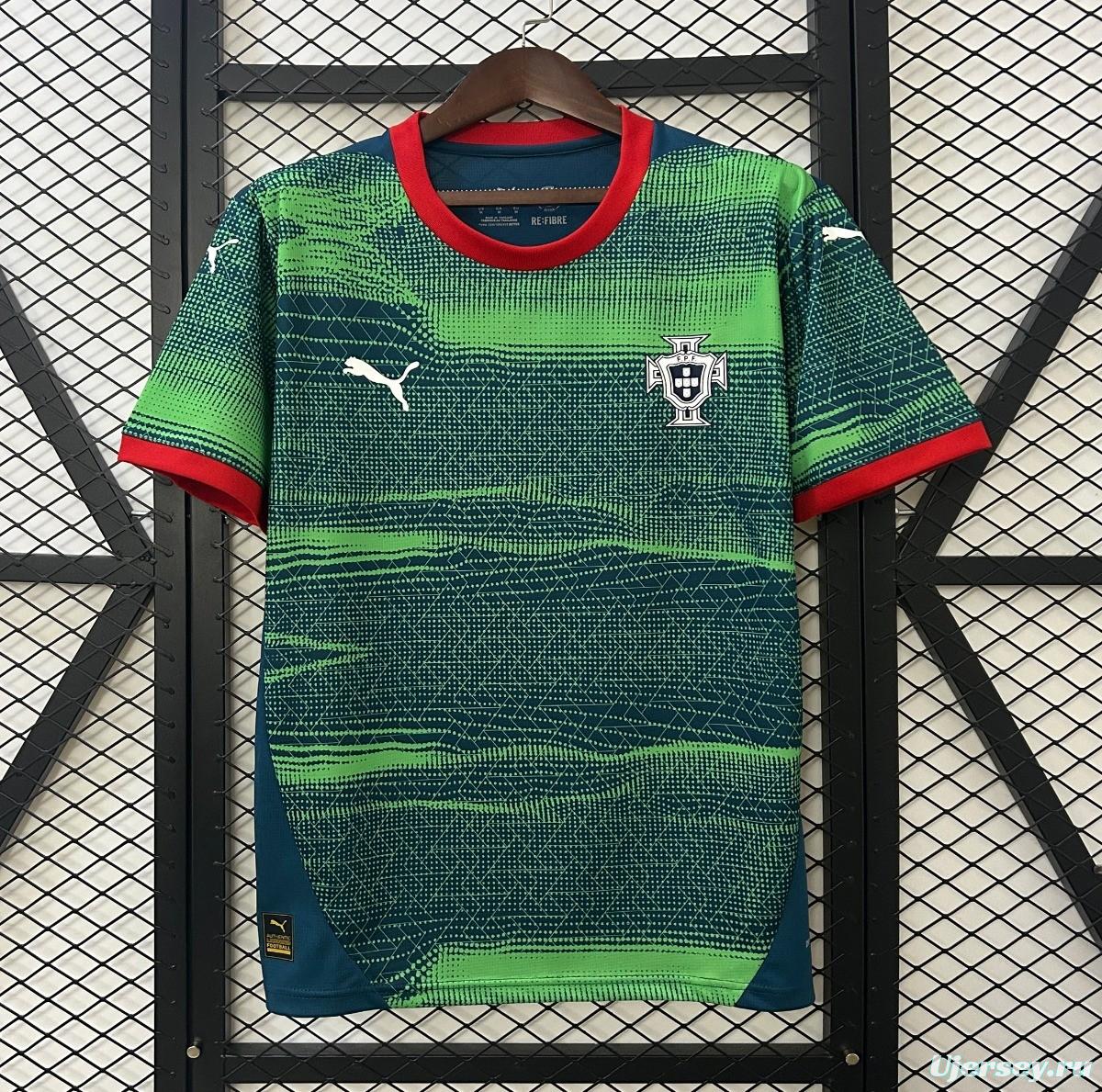 2025 Portugal E-sports Home Green Jersey