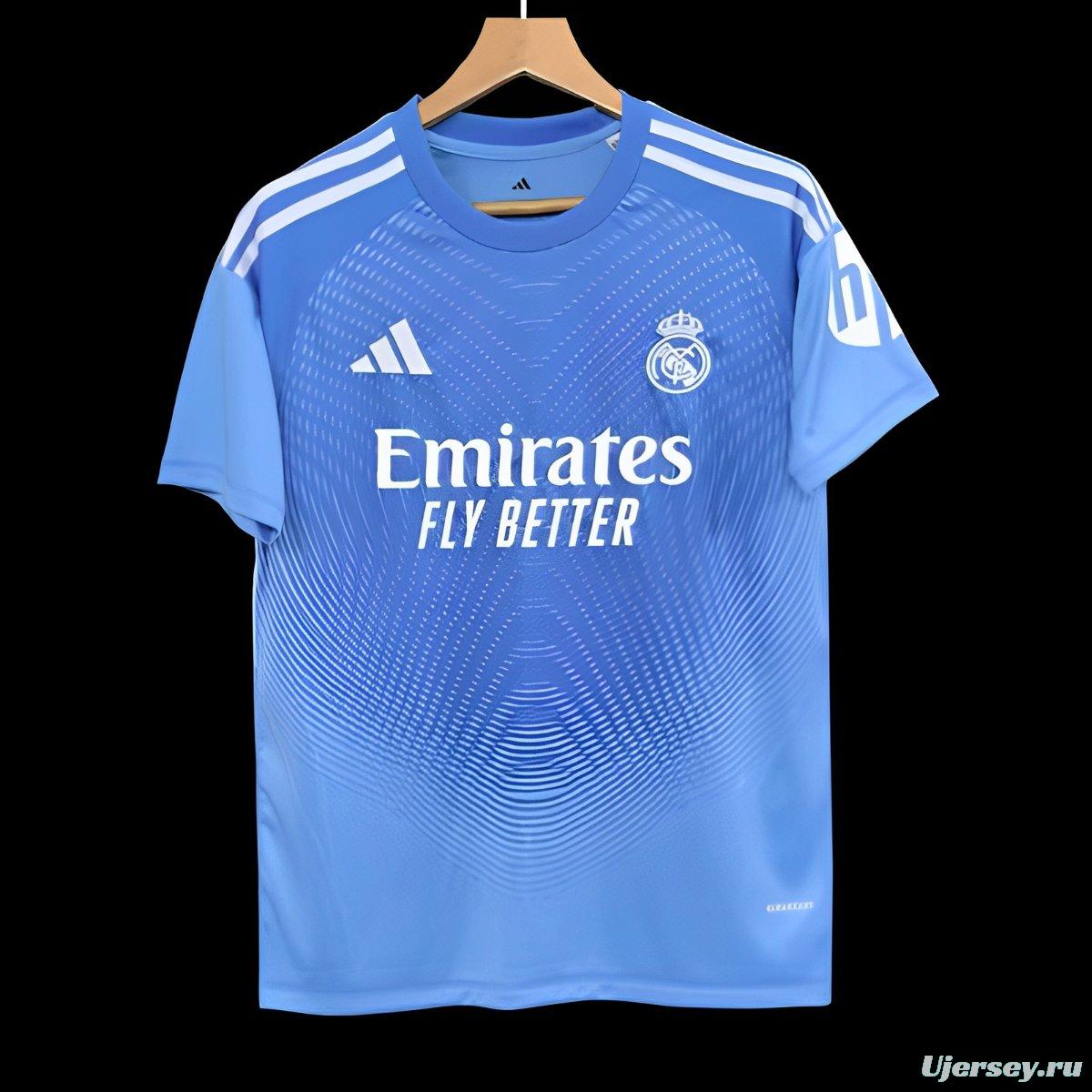 25/26 Real Madrid Blue Pre-Match Jersey