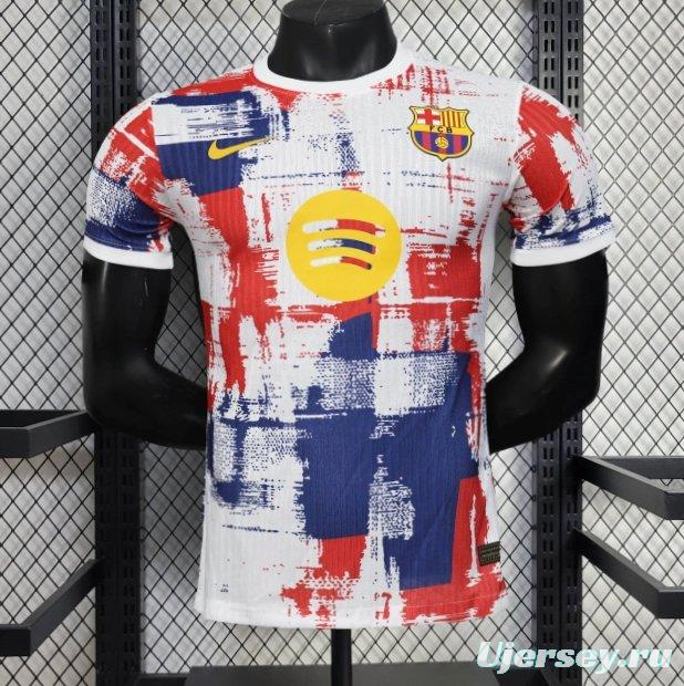 25/26 Player Version Barcelona Artistic Graffiti Limited Edition Jersey