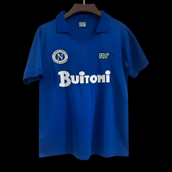 Retro 85/86 Napoli Home Jersey