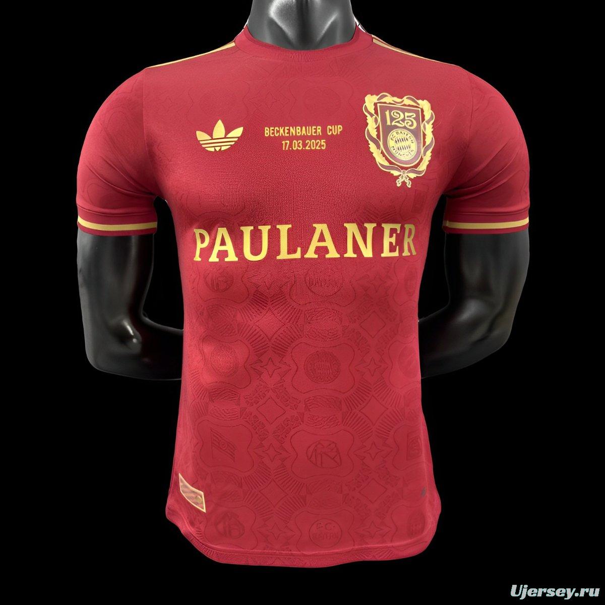 Player Version 2024/25 Bayern Munich 125 Anniversary Beckenbauer Jersey