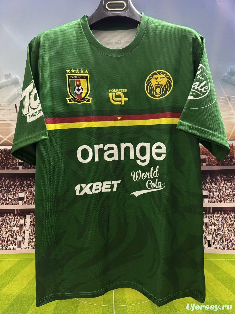 2025 Cameroon Green Pre-Match Jersey