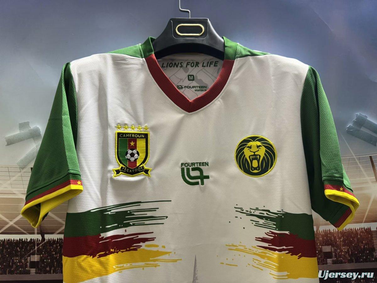 2025 Cameroon Third WHITE Jersey