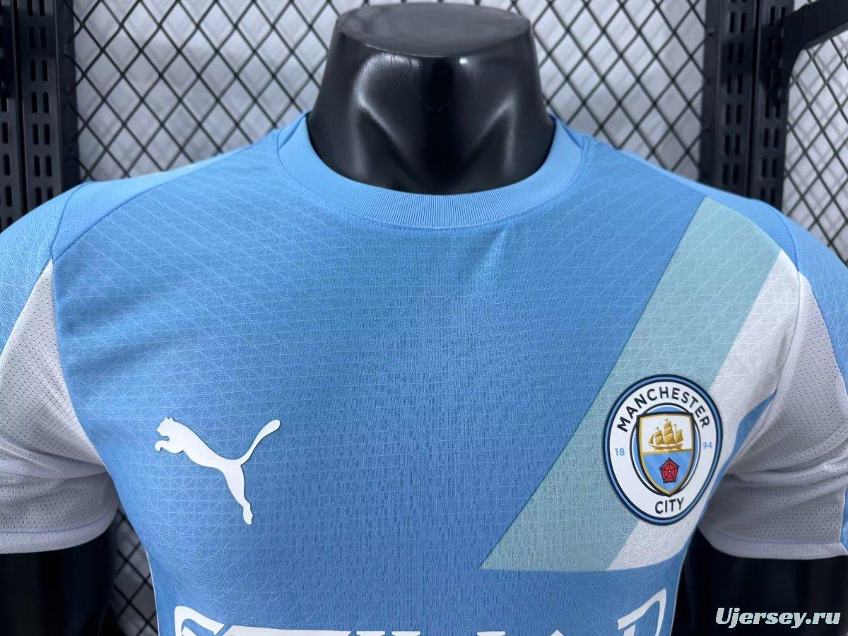 Player Version 25/26 Manchester City Home Jersey