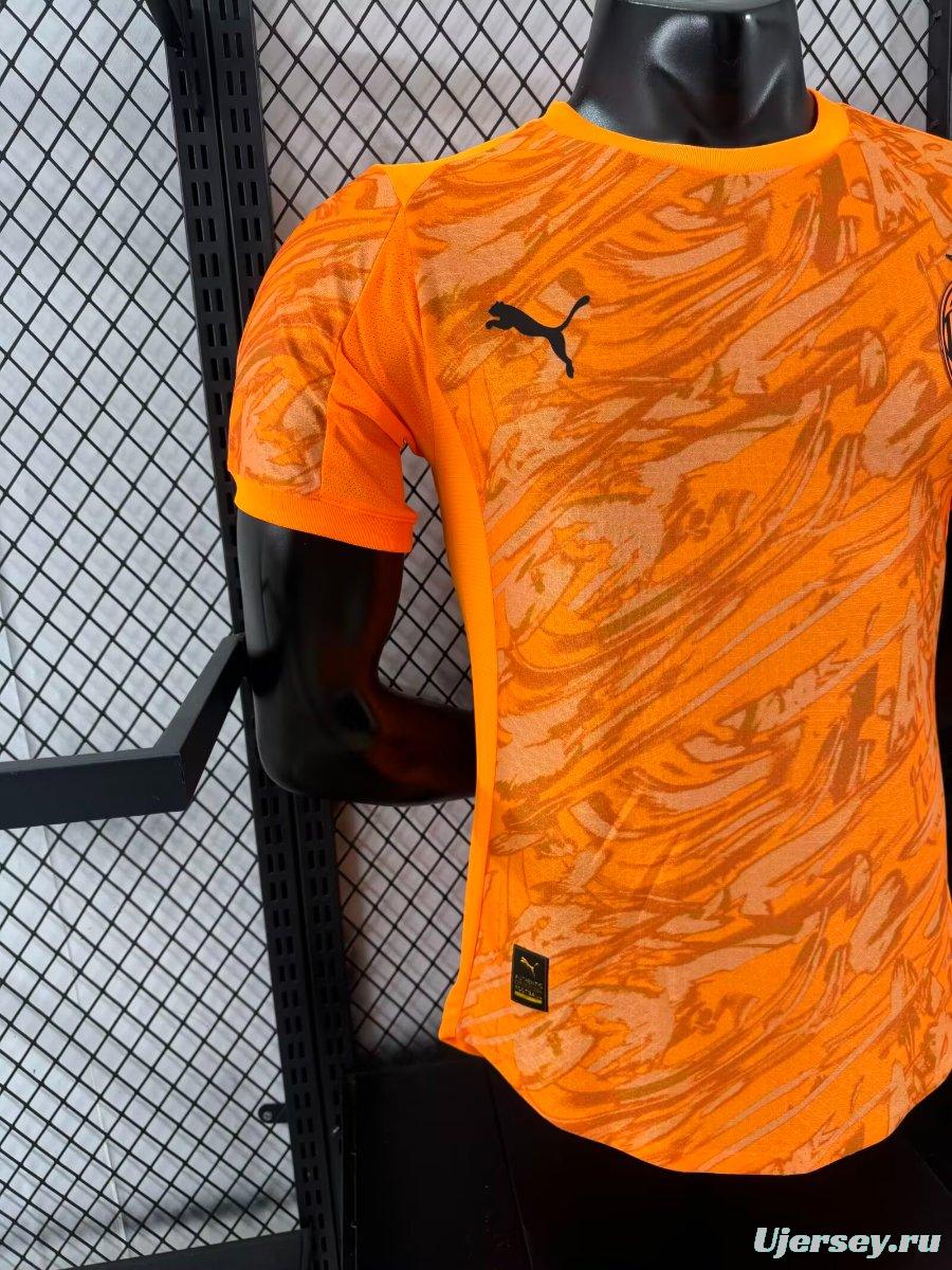 Player Version 25/26 AC Milan Orange Jersey