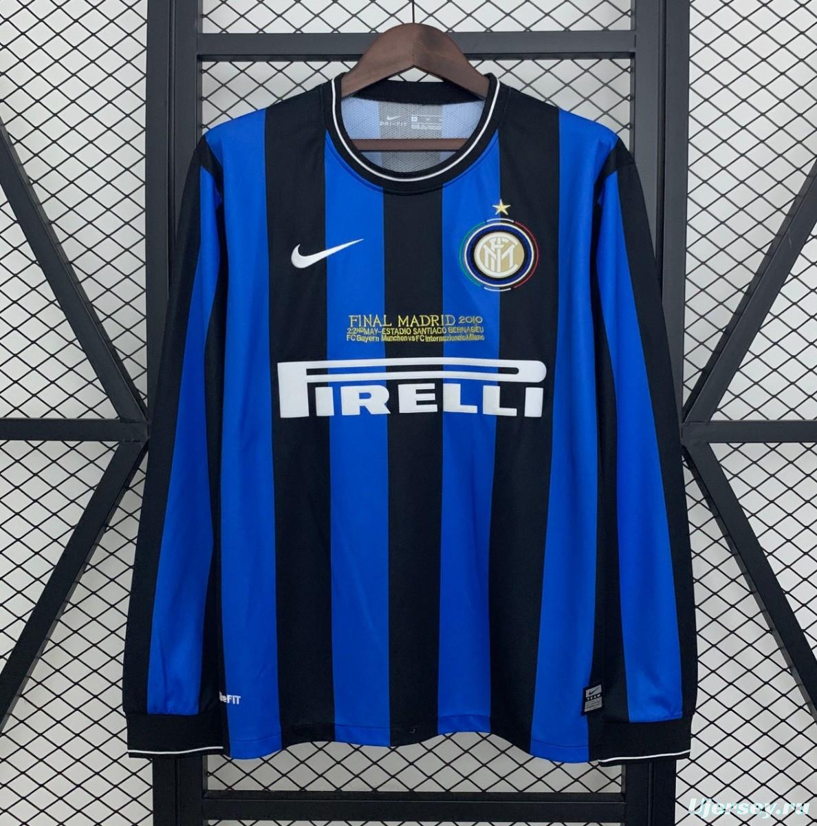 09/10 Retro Inter Milan Champions League Edition Home Jersey