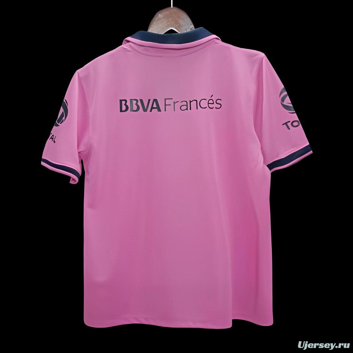Retro 13/14 Boca Juniors Away Pink Jersey