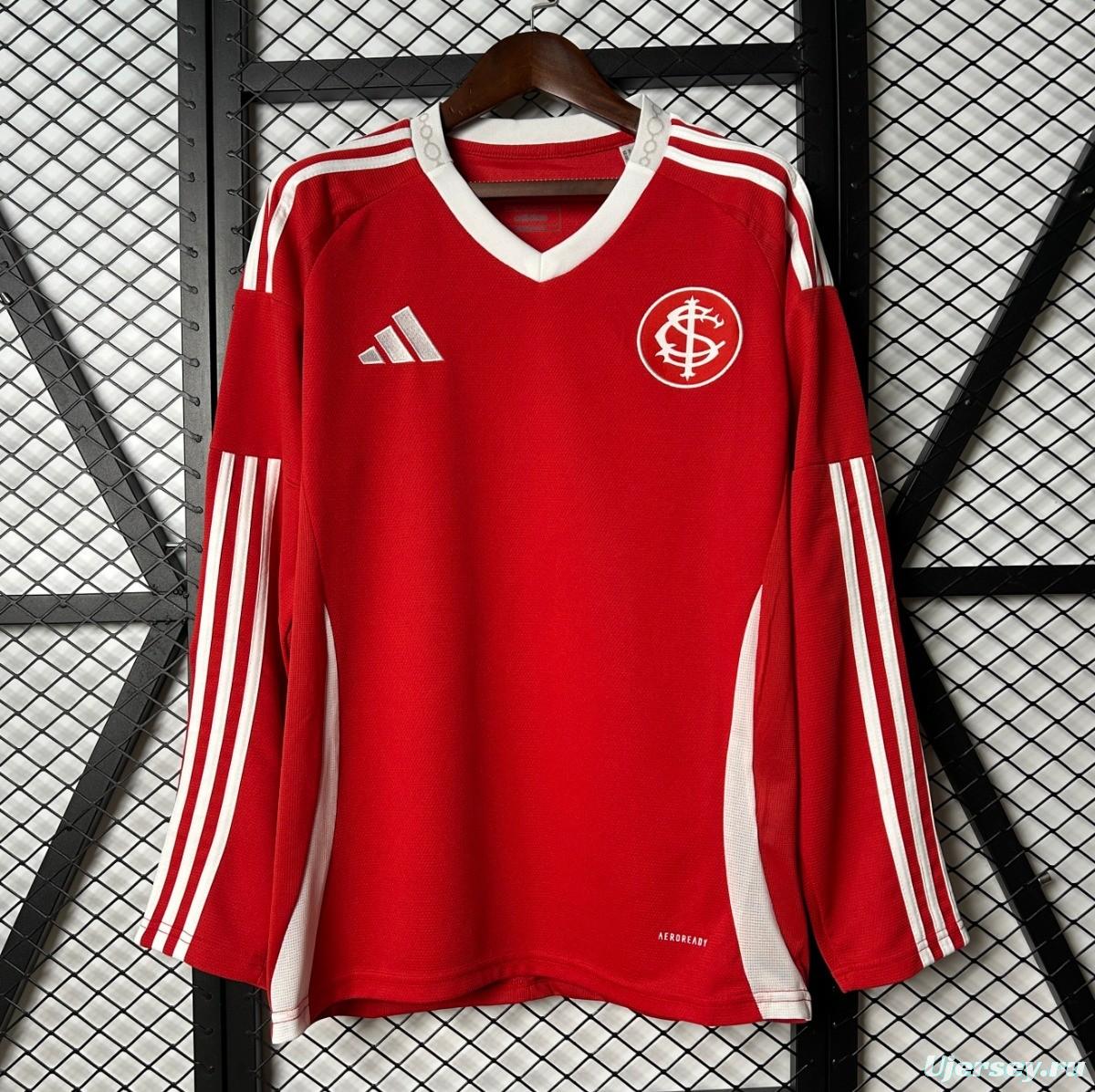 25/26 Long Sleeve Brazil SC Internacional Home Jersey