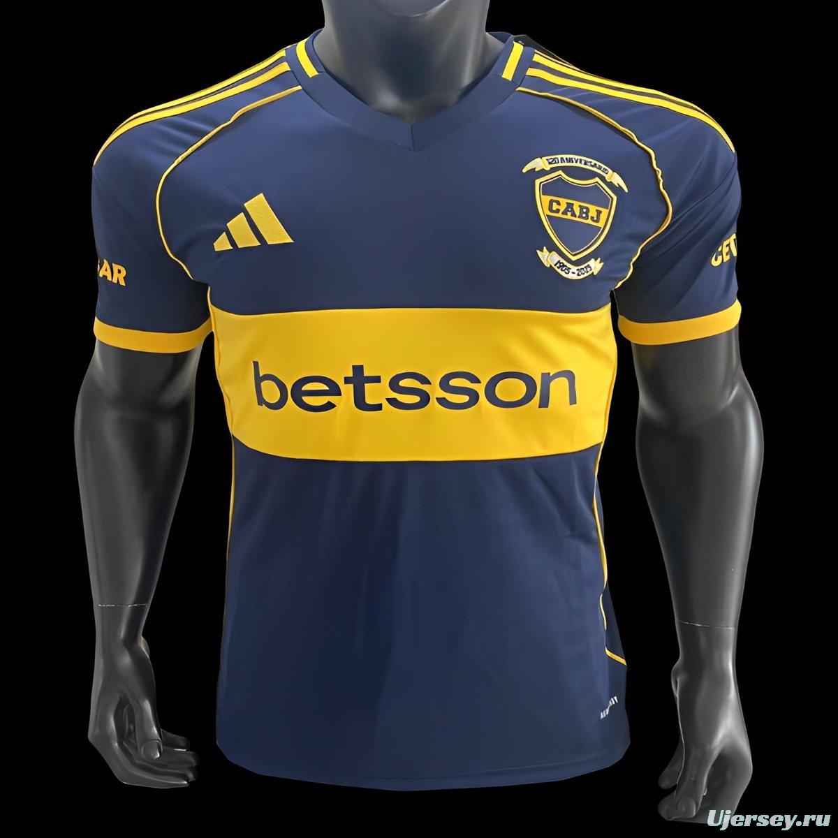 Player Version 25/26 Boca Juniors Home Jersey