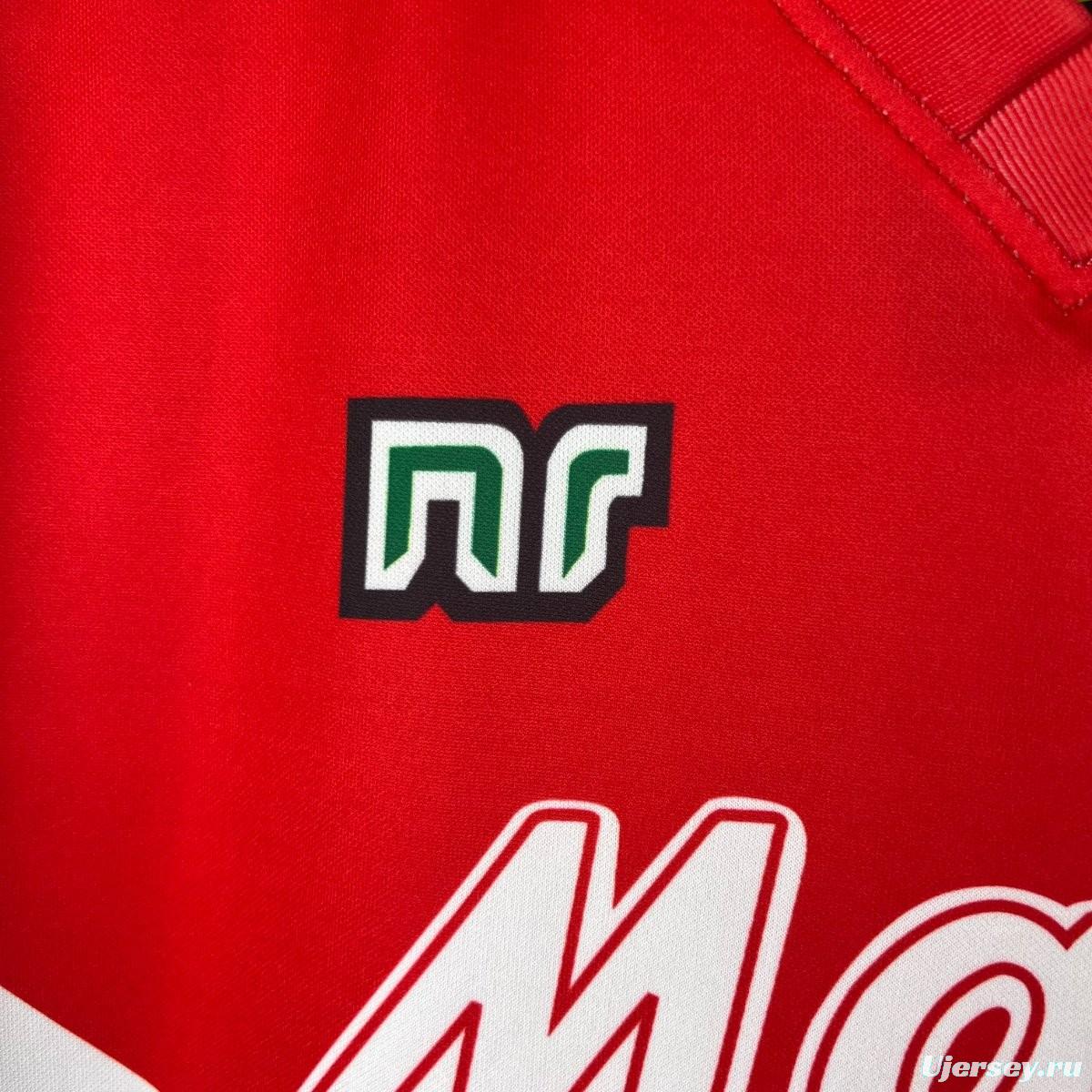 Retro 90/91 Napoli Third Red Jersey