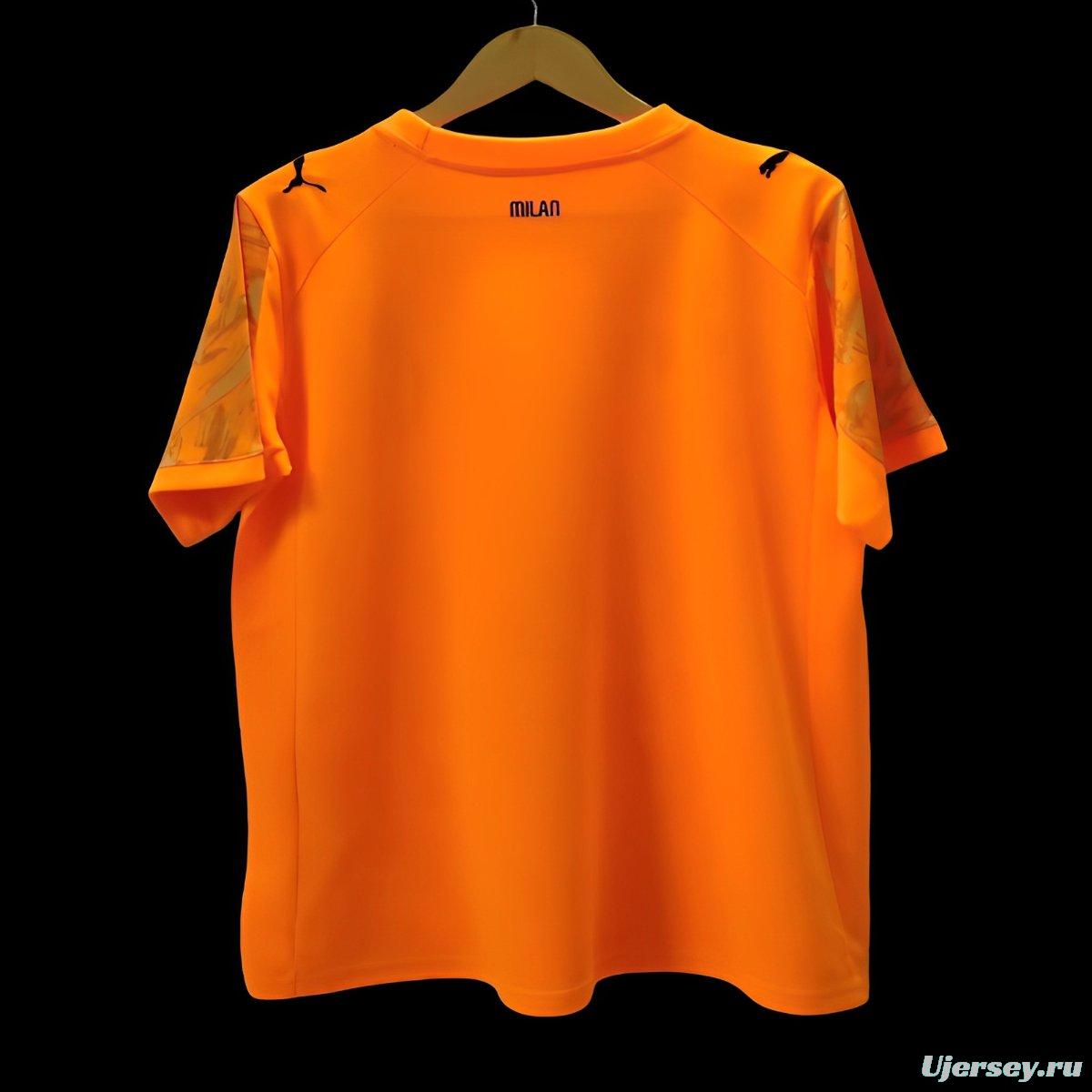 25/26 AC Milan Goalkeeper Third Orange Jersey